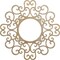 Ekena Millwork Reims Wood Fretwork Pierced Ceiling Medallion, Hickory, 22"OD x 8 3/8"ID x 3/8"T CMWP22X22X0375REHI - alternate 1